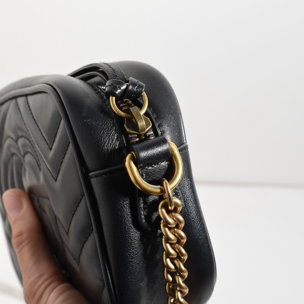 Gucci, Gigi Marmont, mini camera bag black - Picture 3 of 14